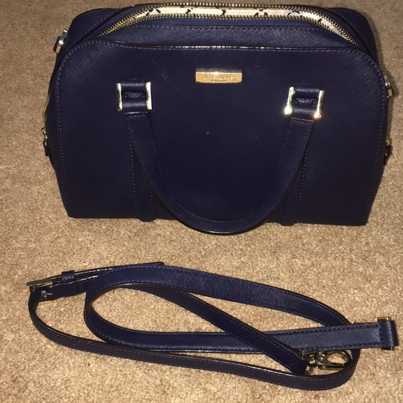 Navy Blue Kate Spade purse - Picture 7 of 8